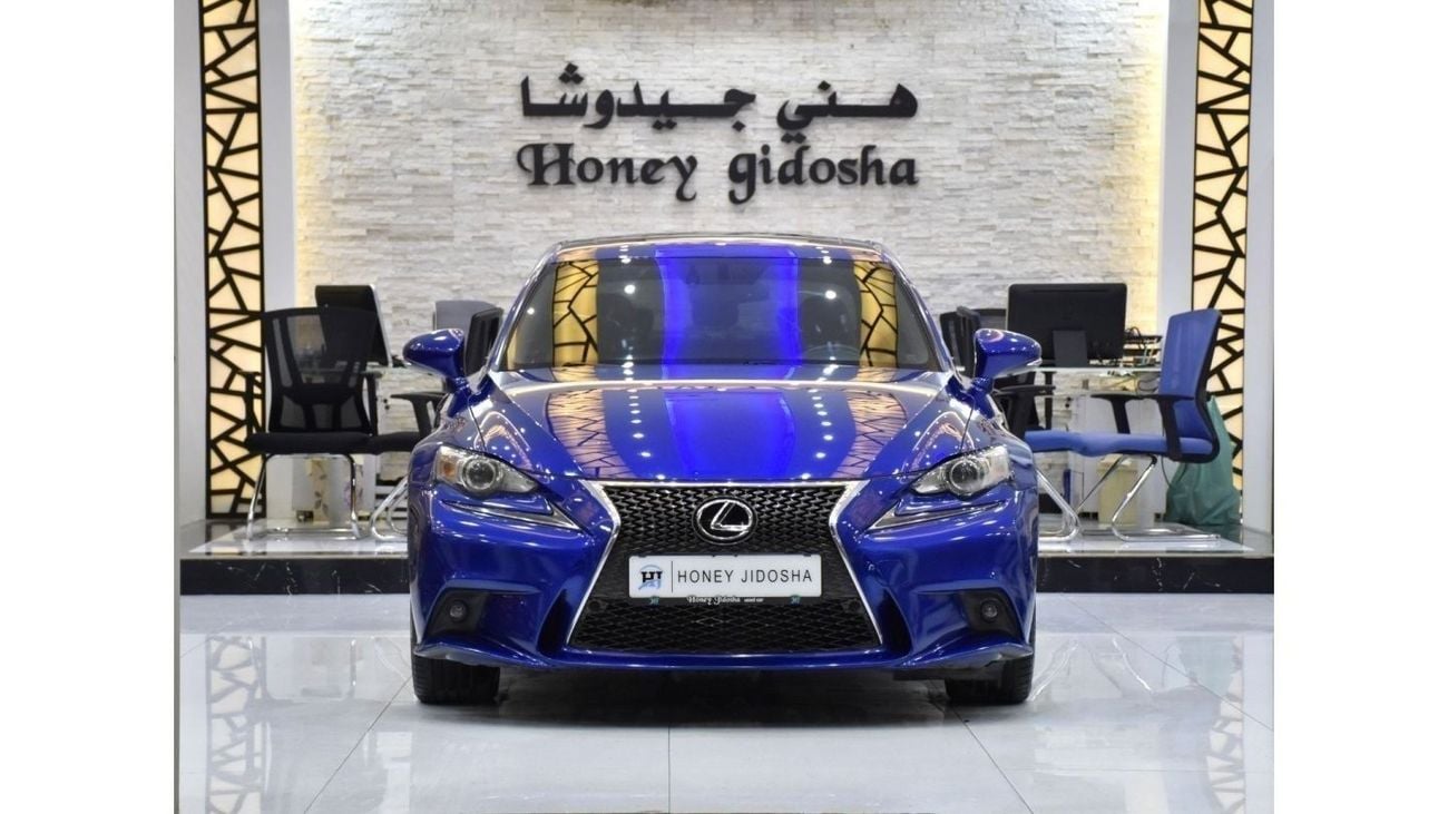 Lexus IS350 EXCELLENT DEAL for our Lexus IS350 F-Sport ( 2016 Model ) in Blue Color GCC Specs