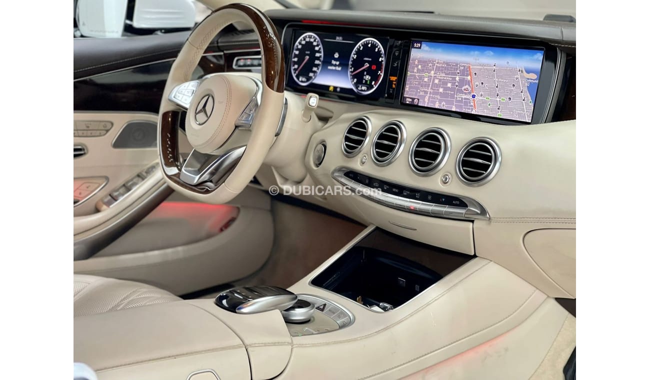 Mercedes-Benz S 500 Coupe 2016 Mercedes S500 4MATIC, Mercedes Service History, Warranty, GCC