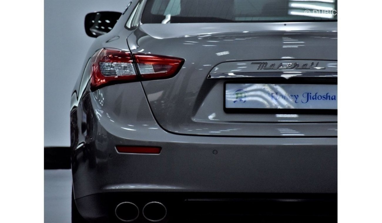 مازيراتي جيبلي EXCELLENT DEAL for our Maserati Ghibli ( 2014 Model ) in Grey Color GCC Specs