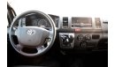 Toyota Hiace 2017 | TOYOTA HIACE HALF PANEL VAN 6-SEATER | V4 5-DOORS | MANUAL TRANSMISSION | GCC | VERY WELL-MAI