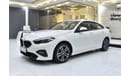 BMW 218i EXCELLENT DEAL for our BMW 218i ( 2021 Model ) in White Color GCC Specs