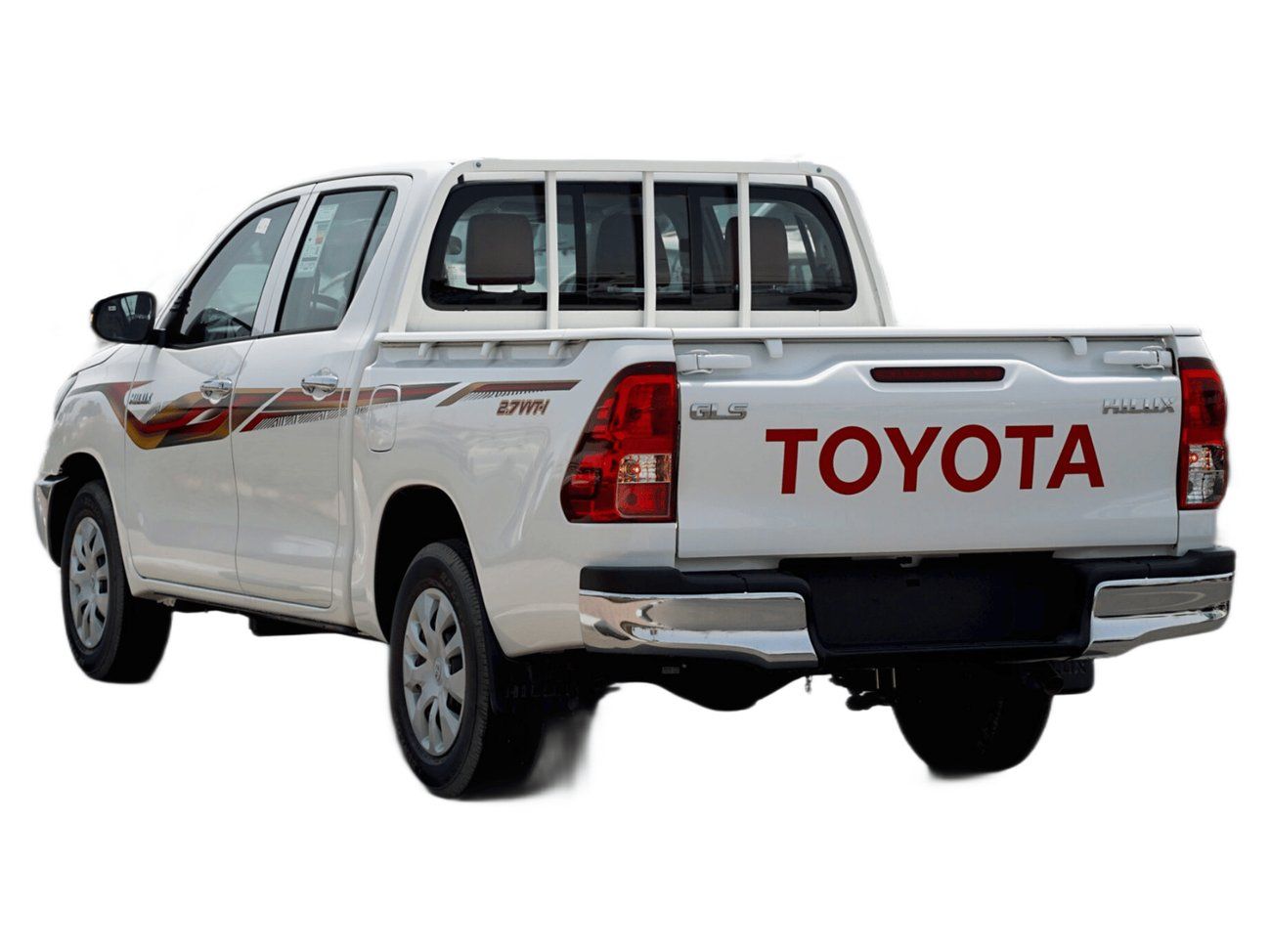 Toyota Hilux GLX ECTAKM001 - 2026 Toyota Hilux Single Cab Pick Up - 2.7L Petrol Auto 2wd – White with Red Interior