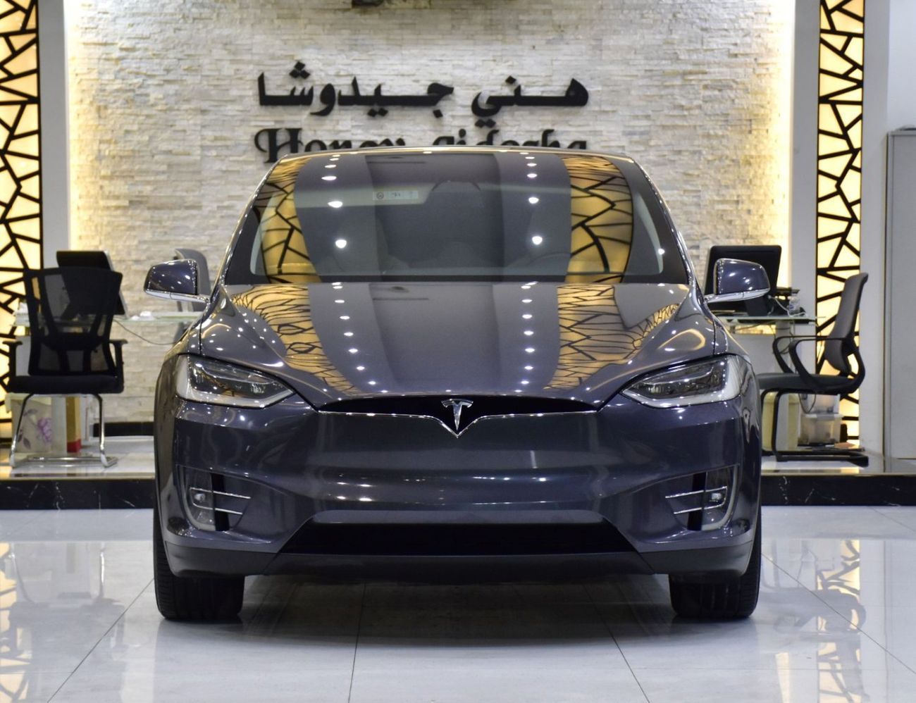 Tesla Model X EXCELLENT DEAL for our Tesla Model X 100D - Long Range ( 2019 Model ) in Grey Color GCC Specs