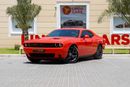 Dodge Challenger Dodge Challenger SXT Plus 2018 GCC (LOWEST MILEAGE) under Warranty with Flexible Down-Payment/ Flood
