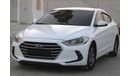 Hyundai Avante Hyundai Avante 2018 Diesel  Imported from Korea  white excellent condition without accident