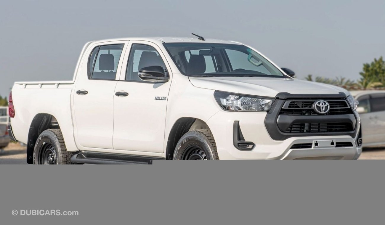 تويوتا هيلوكس (LHD) TOYOTA HILUX DC 2.4D MT 4X4 P.WINDOW MY2023 – WHITE