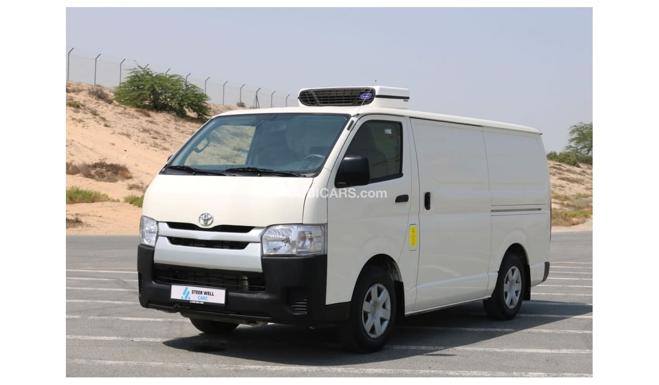 Toyota Hiace 2018 |  STANDARD ROOF CHILLER DELIVERY VAN WITH GCC SPECS AND EXCELLENT CONDITION