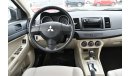 Mitsubishi Lancer 2015 BLACK GCC NO ACCIDENT NO PAINT PERFECT