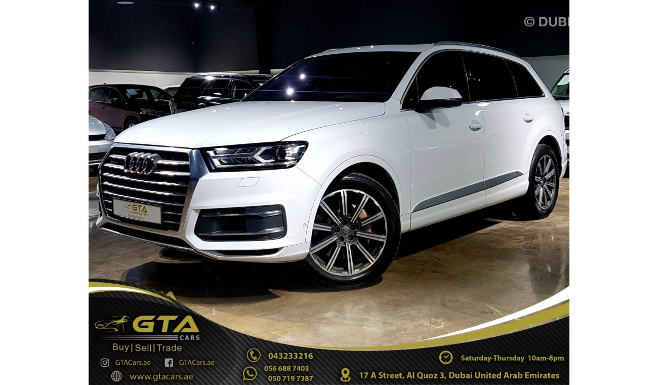 Audi Q7 2016 Audi Q7 Quattro 45TFSI, Warranty, Service History, GCC