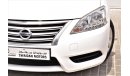 Nissan Sentra AED 840 PM | 0% DP | 1.6 S GCC WARRANTY