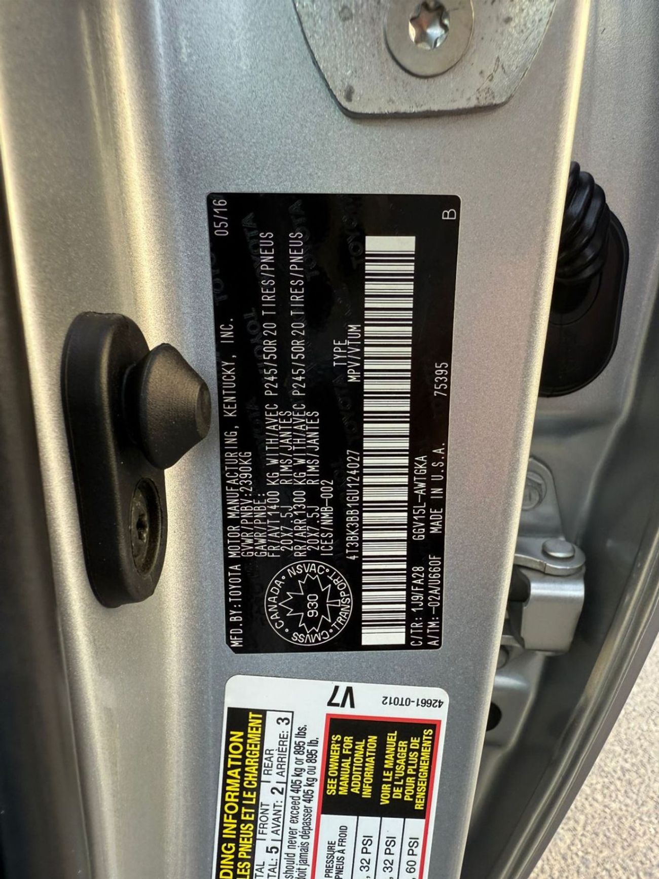 Toyota Venza TOYOTA VENZA AWD