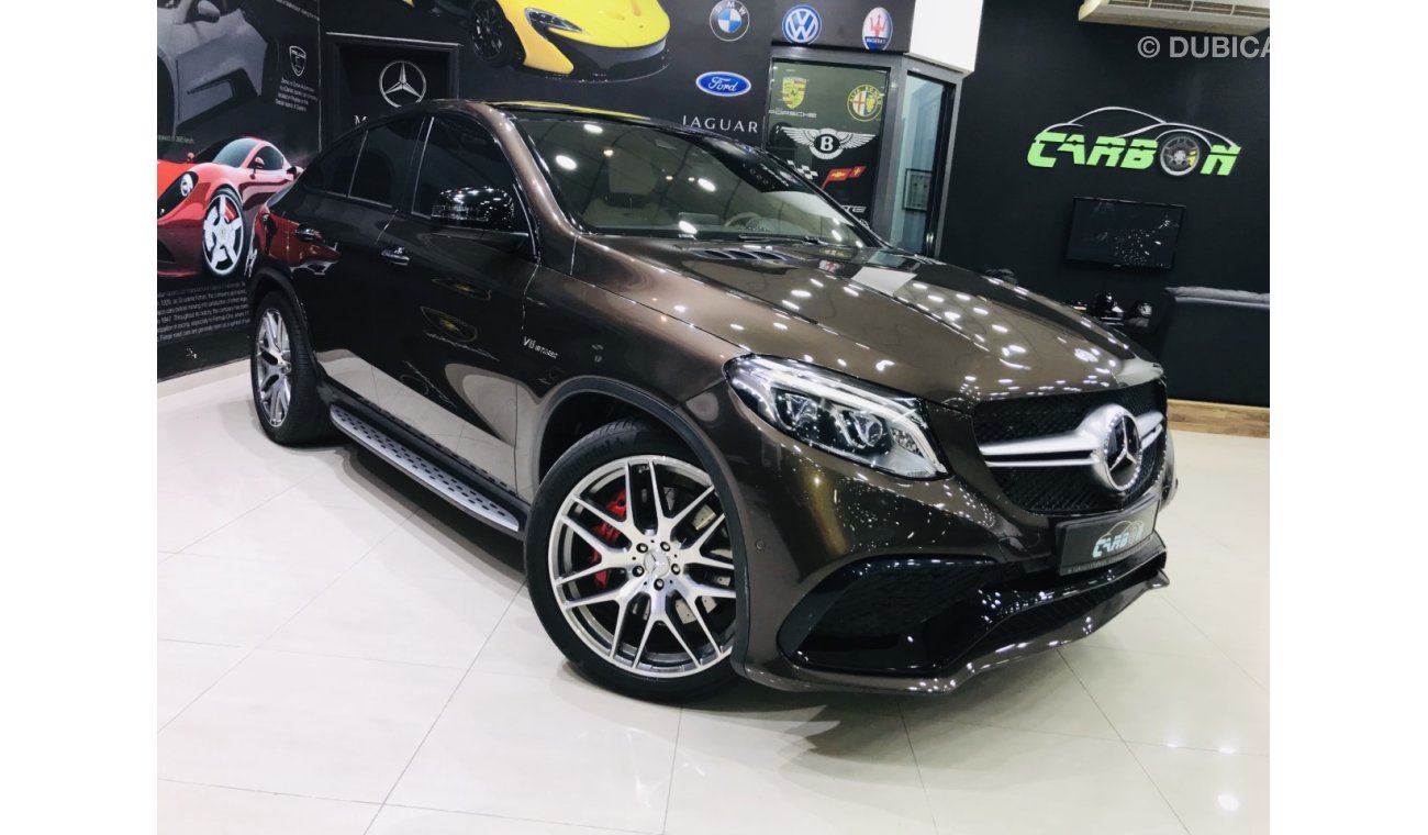 Mercedes-Benz GLE 63 AMG COUPE  4MATIC - 2016 - GCC - UNDER WARRANTY ( 4,500 AED PER MONTH )