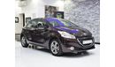 Peugeot 208 Allure EXCELLENT DEAL for our Peugeot 208 ( 2013 Model! ) in Brown Color! GCC Specs