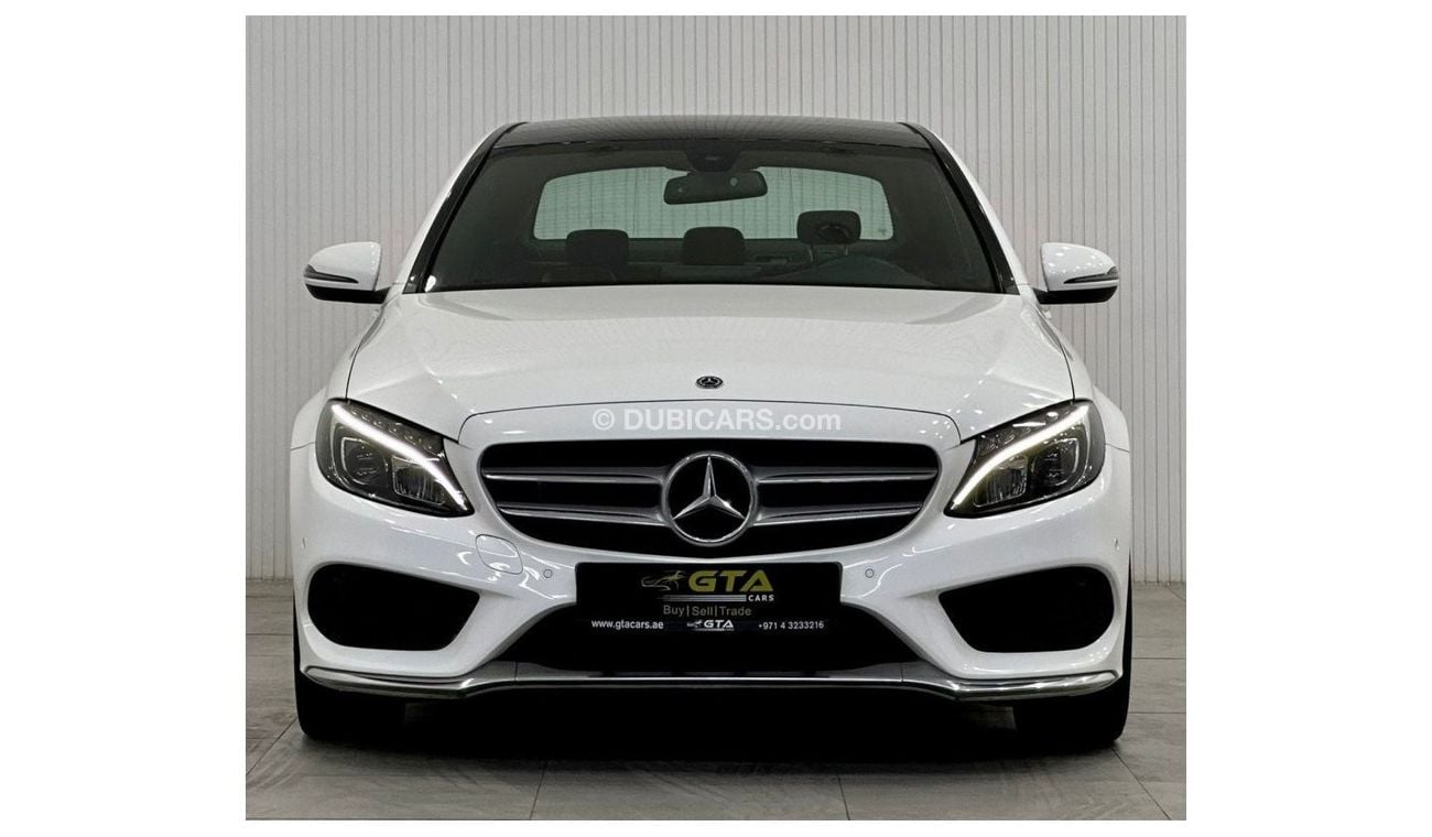 مرسيدس بنز C 200 Std 2017 Mercedes Benz C200 AMG, Warranty, Service History, Excellent Condition, GCC