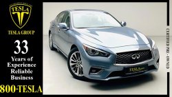 Infiniti Q50 + 3.0t + FULL OPTION + GCC / 2019 / DEALER WARRANTY + FREE SERVICE UNTIL 100,000KM / 1633 DHS PM