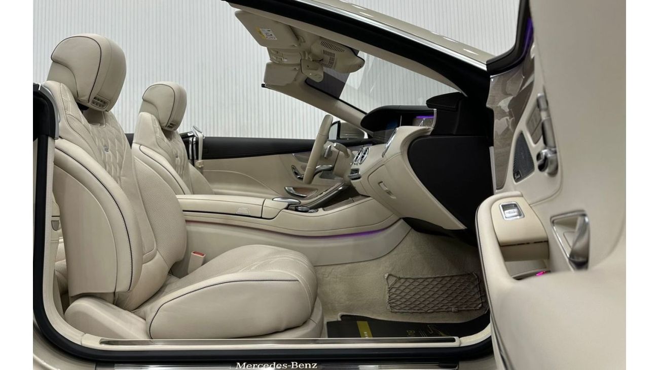 Mercedes-Benz S 560 Std 2019 Mercedes S560 Cabriolet Exclusive Edition,2024 Gargash Warranty + 2025 Gargash Service Cont