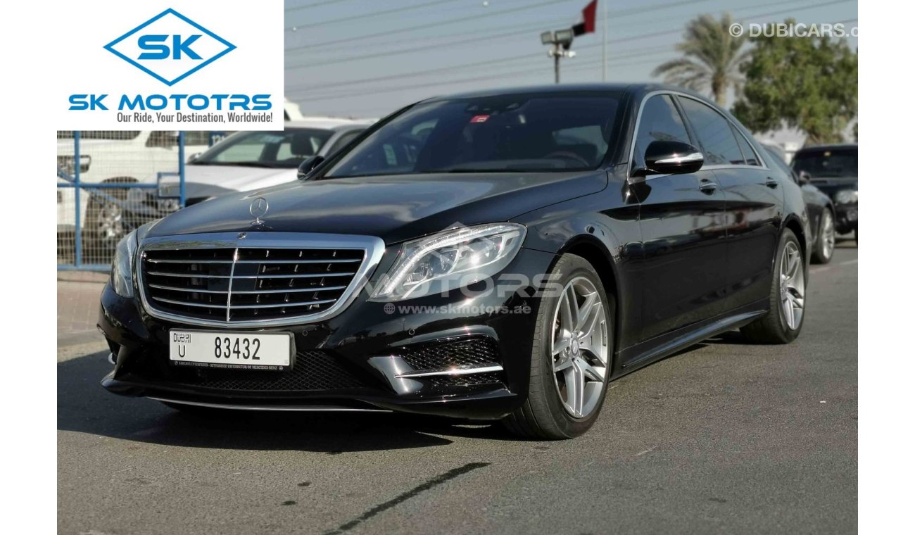 Mercedes-Benz S 400 3.0L Petrol, 19" Alloy Rims, Push Start, LED Head Lights, Cooled front seats, LOT-977