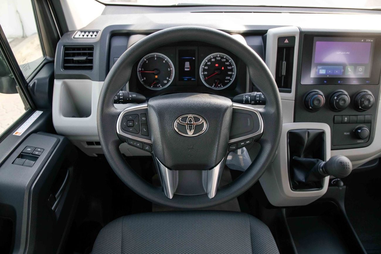 Toyota Hiace High Roof Manual 2.8L - White Inside Dark Grey | Export Only