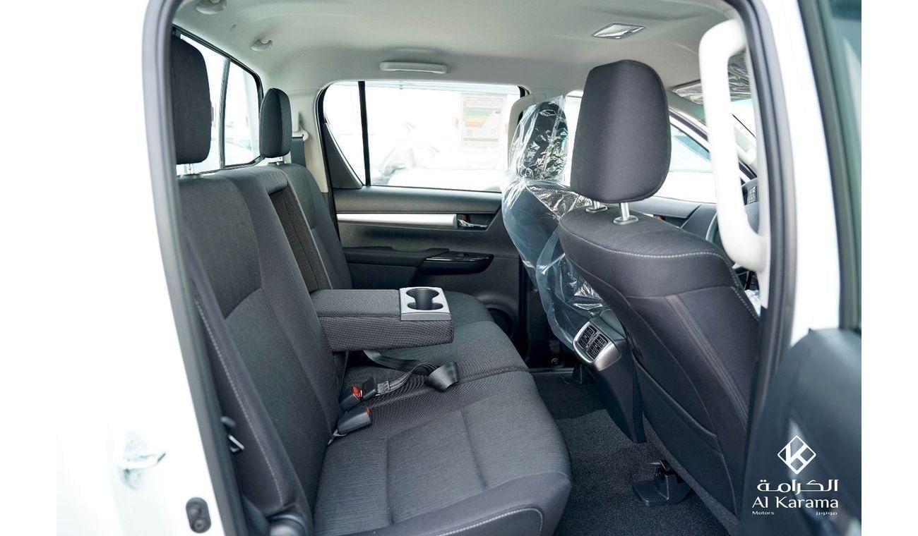 تويوتا هيلوكس 2.4 لتر | SR5 | دفع رباعي، ناقل حركة يدوي | كامل المواصفات | مواصفات خليجية | كابينة مزدوجة