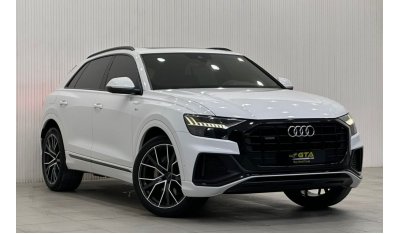 أودي Q8 55 TFSI quattro S-لاين 2019 Audi Q8 55TFSI S-Line Quattro, July 2024 Audi Warranty, Full Audi Servic