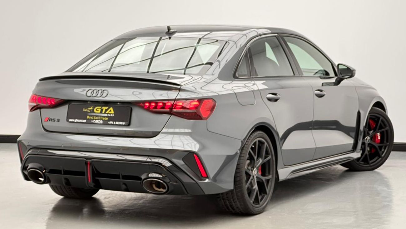 أودي RS3 2025 Audi RS3 Quattro, FEB 2030 Audi Warranty + Service Contract, Full Audi Service History, GCC