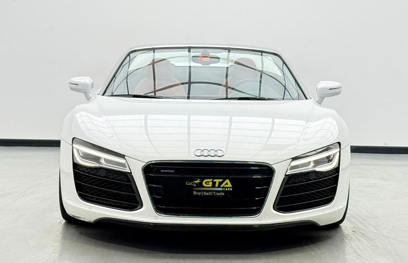 أودي R8 سبايدر FSI 2014 Audi R8 Spyder, Service History, Excellent Condition, GCC