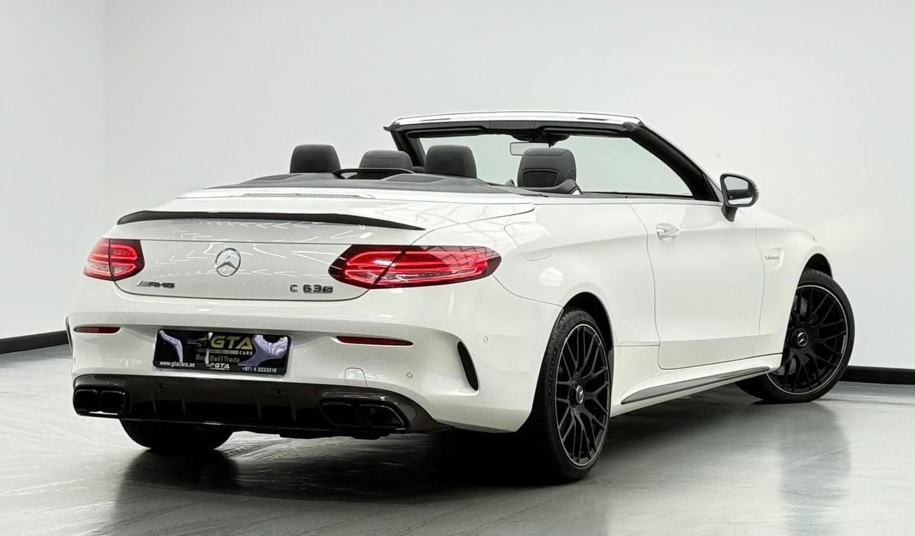 مرسيدس بنز C 63 S 2019 Mercedes Benz C63 S AMG Cabriolet, Warranty, Excellent Condition, GCC