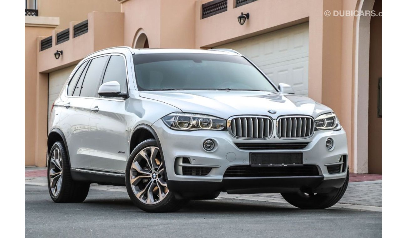 بي أم دبليو X5 BMW X5 X-Drive 50i 2015 GCC under Warranty with Zero Down-Payment.