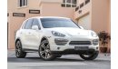 بورش كايان Porsche Cayenne under Warranty with Zero downpayment