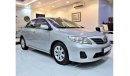 Toyota Corolla UPDATED LAST SERVICE from the AGENCY! Toyota Corolla XLi 1.6L 2011 Model!! in Silver Color! GCC Spec