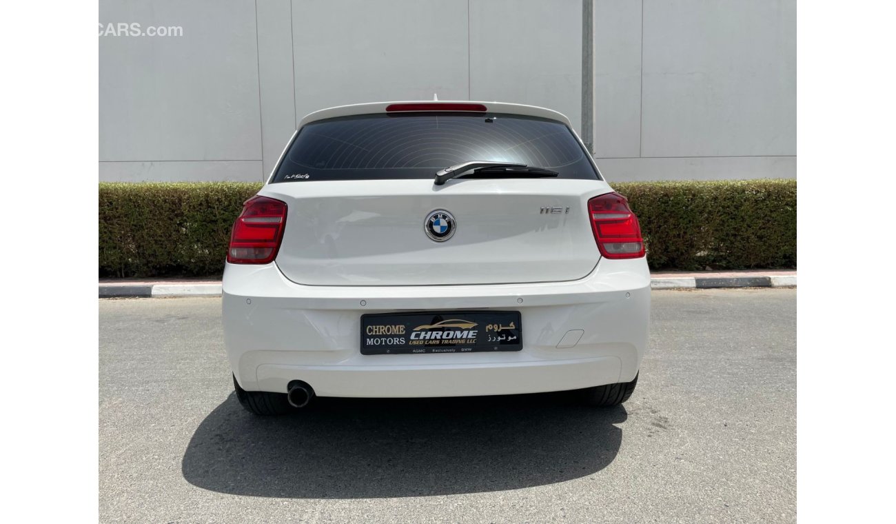 بي أم دبليو 116 BMW 116 2014 GCC  EXCELLENT CONDITION WITH TWO KEYS