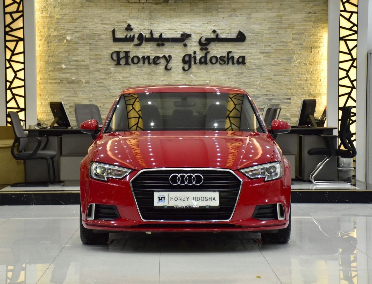 Audi A3 EXCELLENT DEAL for our Audi A3 1.0 TFSi S-Tronic ( 2020 Model ) in Red Color GCC Specs