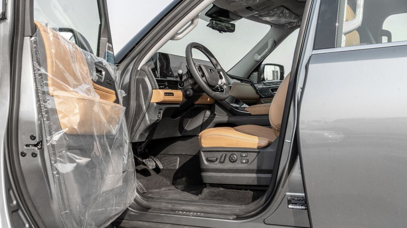 Infiniti QX80 SENSORY BENCH CHAIRS 2026 Infiniti QX80 Sensory 3.5L AT Petrol (Gray-Tan)