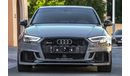 Audi RS3 Nardo Grey (Hatchback) 2018 GCC under Agency Warranty with Zero Down-Payment.