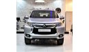 Mitsubishi Montero ORIGINAL PAINT ( صبغ وكاله ) Mitsubishi Montero Sport 2017 Model!! in Silver Color! GCC Specs