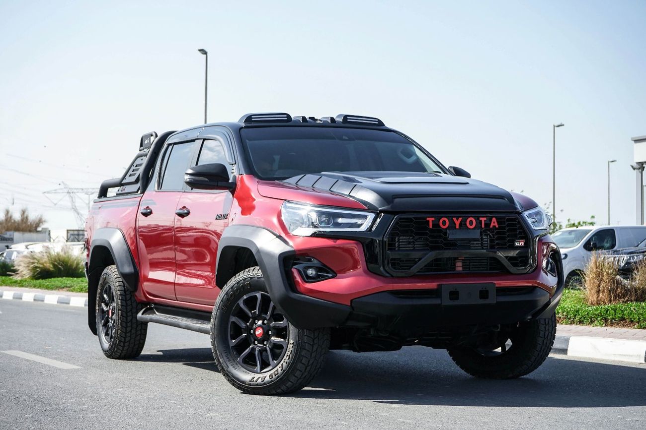 تويوتا هيلوكس The Toyota Hilux is a legendary, tough, and reliable mid-size body-on-frame pickup truck known for i