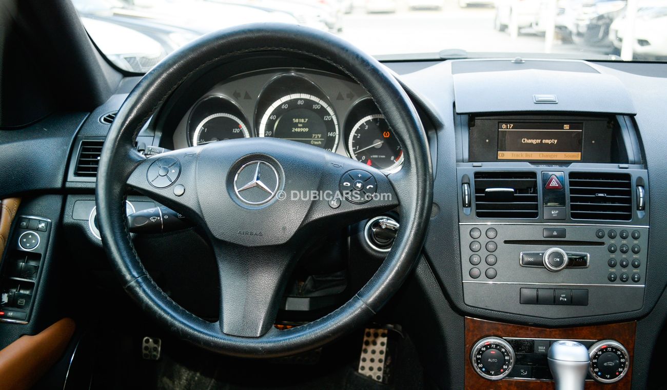 Mercedes Benz C300 C300 2009 model red color imported number one panorama leather and cruise control