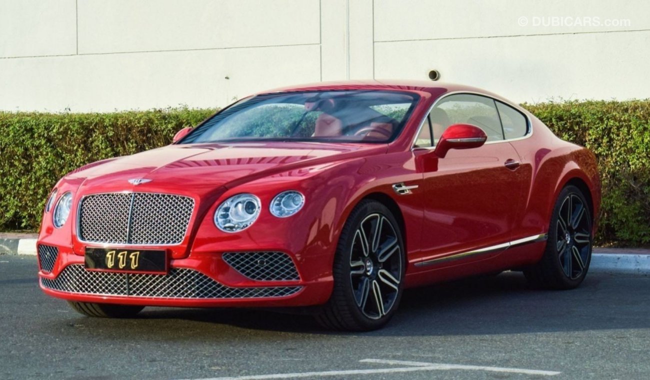 Bentley Continental GT Coupe / GCC Specifications