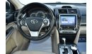 Toyota Camry 2.5L RZ 2015 GCC SPECS DEALER WARRANTY FREE INSURANCE