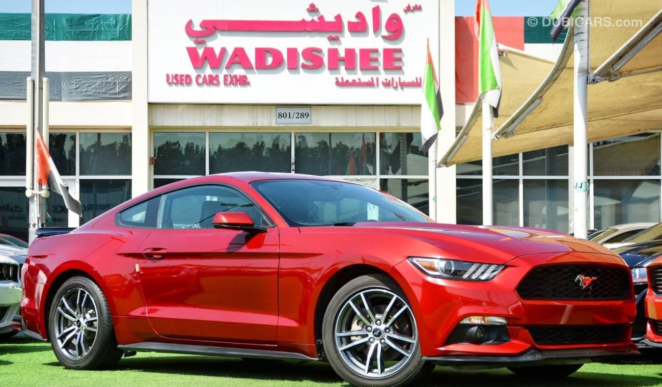 فورد موستانج Ford Mustang Eco-Boost V4 2017/Full Option/ Original Leather Seats/Very Good Condition