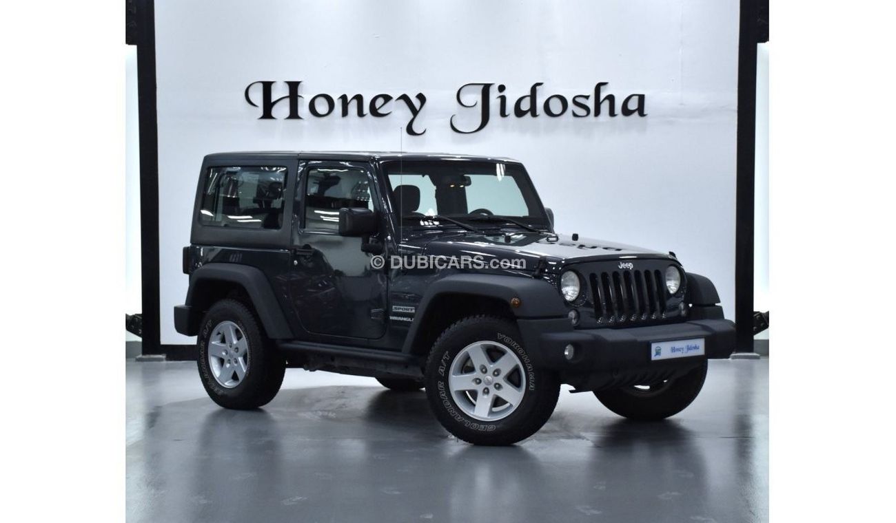 Jeep Wrangler EXCELLENT DEAL for our JEEP Wrangler SPORT ( 2017 Model! ) in Pastel Gray Color! GCC Specs