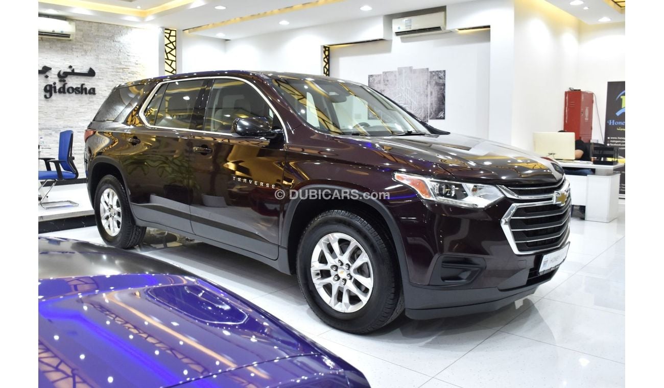 شيفروليه ترافيرس EXCELLENT DEAL for our Chevrolet Traverse ( 2018 Model ) in Burgundy Color GCC Specs