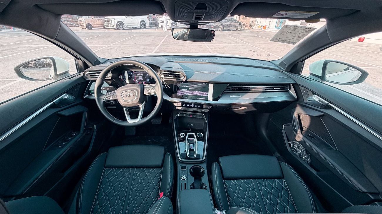 أودي A3 35 TFSI سبورت أودي A3 1.5TS لاين 2025 | كاملة المواصفات | 160 حصان | فتحة سقف بانورامية