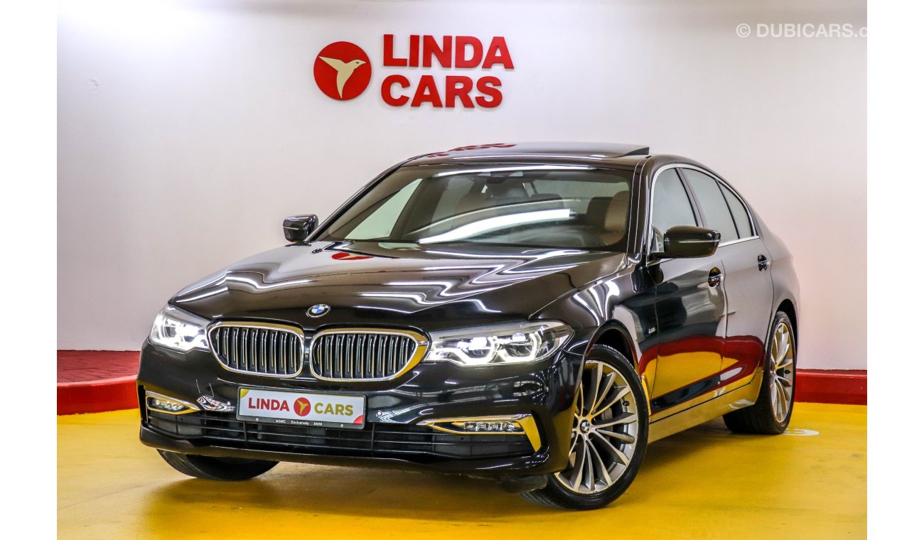 بي أم دبليو 530 BMW 530i Luxury Line 2018 GCC under Agency Warranty