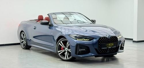 BMW 430i 2021 BMW 430i M-Sport Convertible, 2027 BMW Warranty + Service Pack, Full BMW Service History, GCC