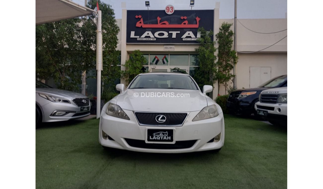 Lexus IS300 Gulf model 2007, white, beige interior, number one, imprint, leather hatch, cruise control, in excel