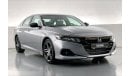 Honda Accord Sport | 1 year free warranty | 1.99% financing rate | Flood Free