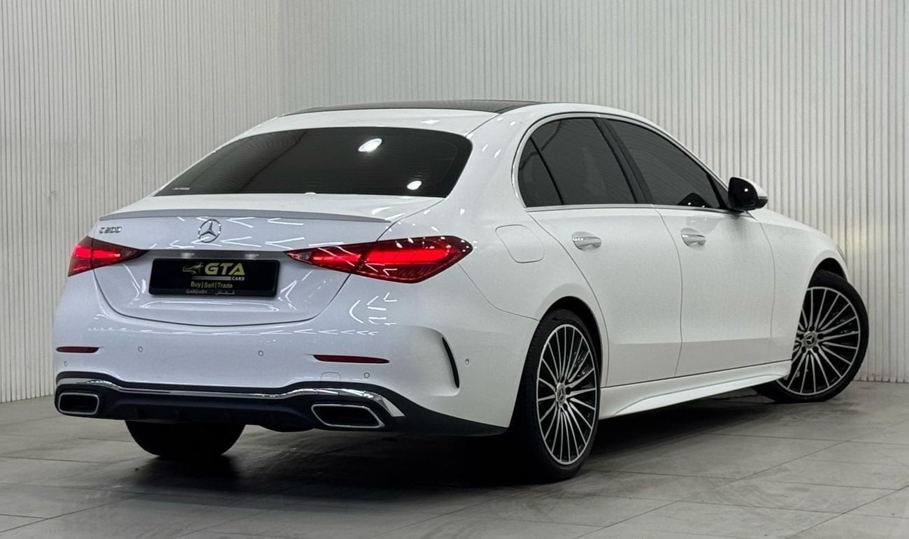 مرسيدس بنز C 200 Premium 2.0L 2024 Mercedes Benz C200 AMG, 2 Years Mercedes Warranty, Very Low Kms, GCC