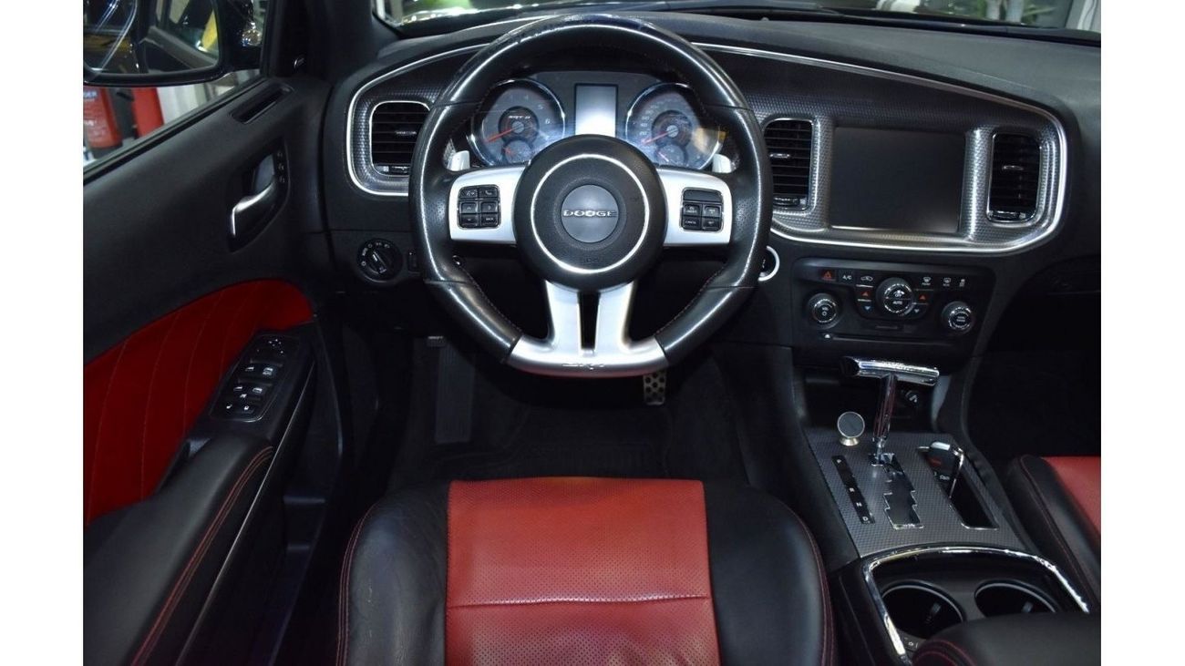 Dodge Charger EXCELLENT DEAL for our Dodge Charger SRT8 ( 2013 Model ) in Black Color GCC Specs
