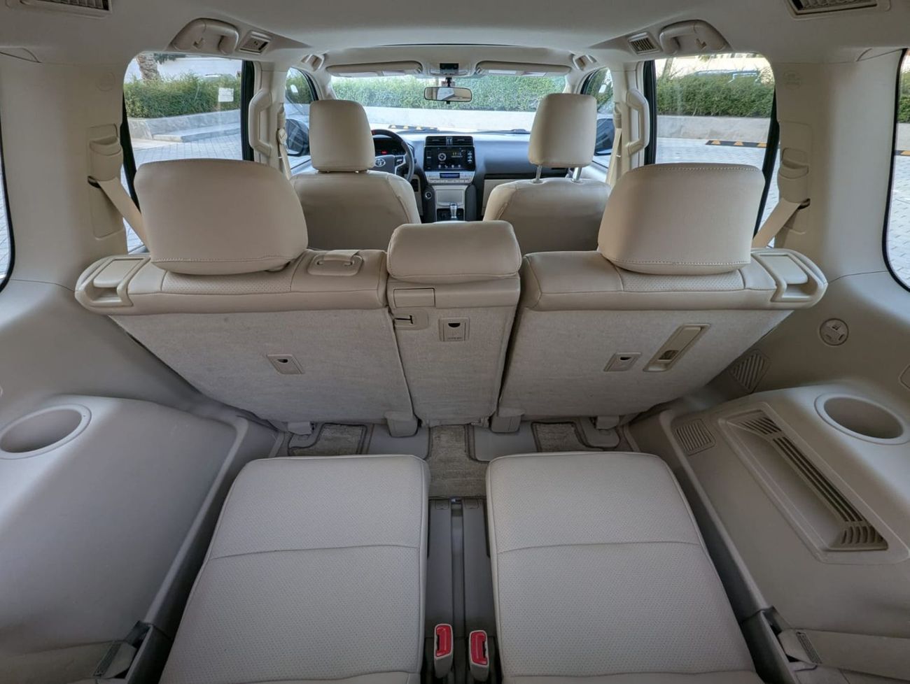 تويوتا برادو Toyota Prado 2018 gxr white colour LHD automatic gear